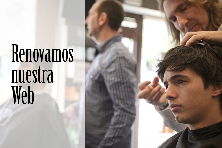 Corte de cabello en progreso